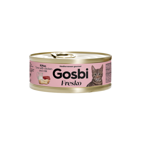 Gosbi - Fresko Cat Kitten Tuna With Chicken And Milk 70G