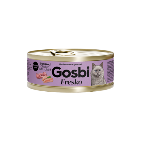 Gosbi - Fresko Cat Sterilized Chicken With Rabbit 70G