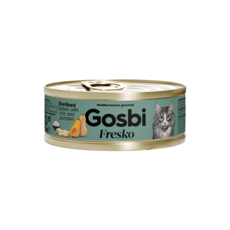 Gosbi - Fresko Cat Sterilized Chicken With Rice And Pumpkin 70G