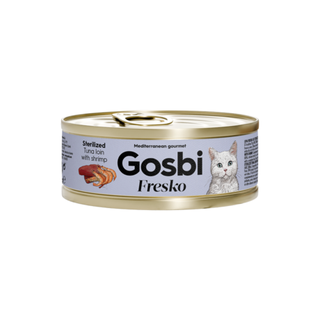 Gosbi - Fresko Cat Sterilized Tuna Loin With Shrimp 70G