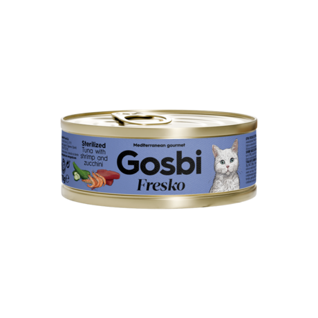 Gosbi - Fresko Cat Sterilized Tuna With Shrimp And Zucchini 70G