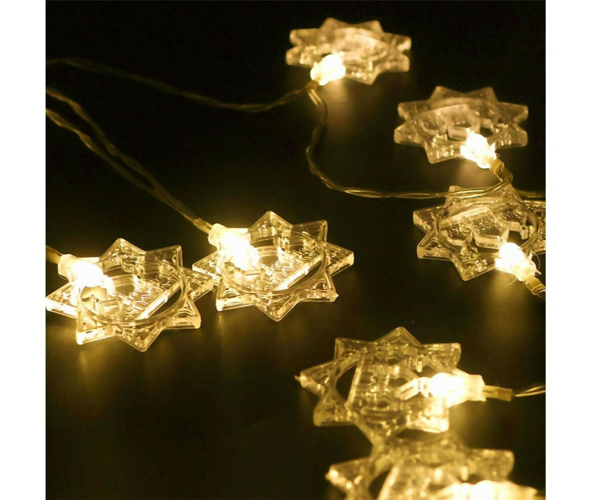 LED Fairy Light | DC Battery | 20x Mosque | Plastic | Warm White