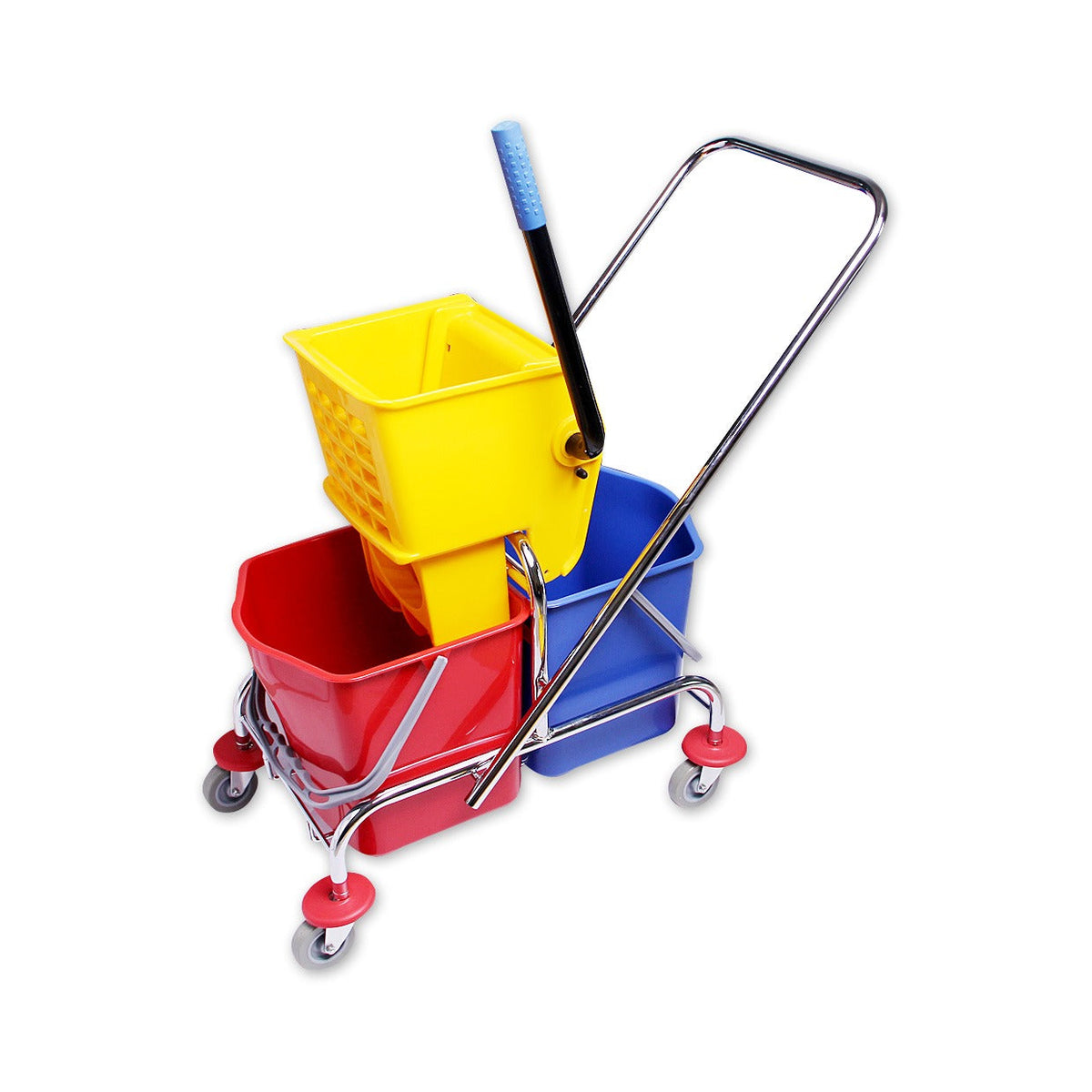 Side Press Double Wringer Trolley