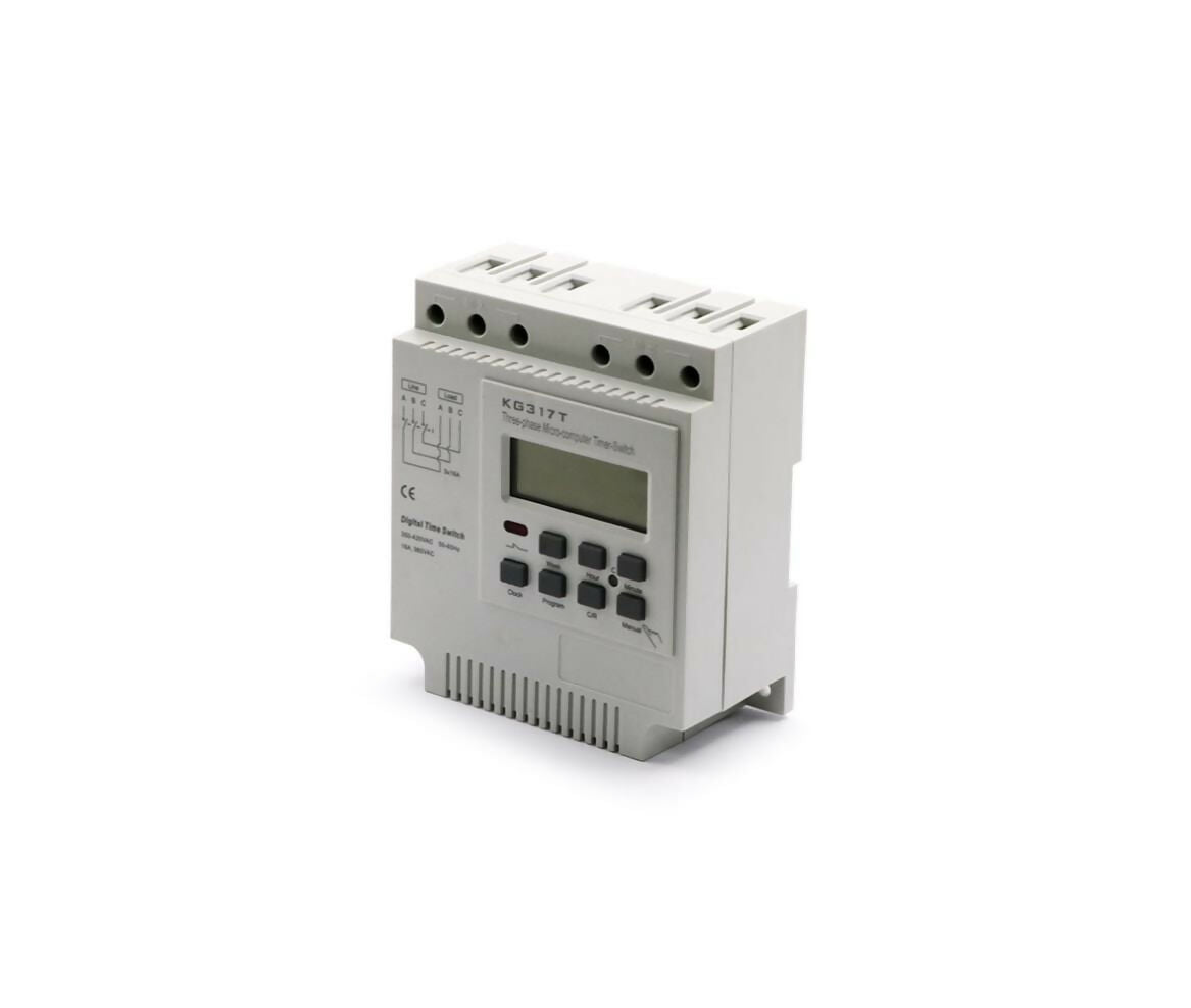 Timer Switch On Off | Weekly | Digital Din Rail | Three-Phase 380V AC