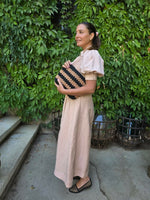 The multicolored pouch