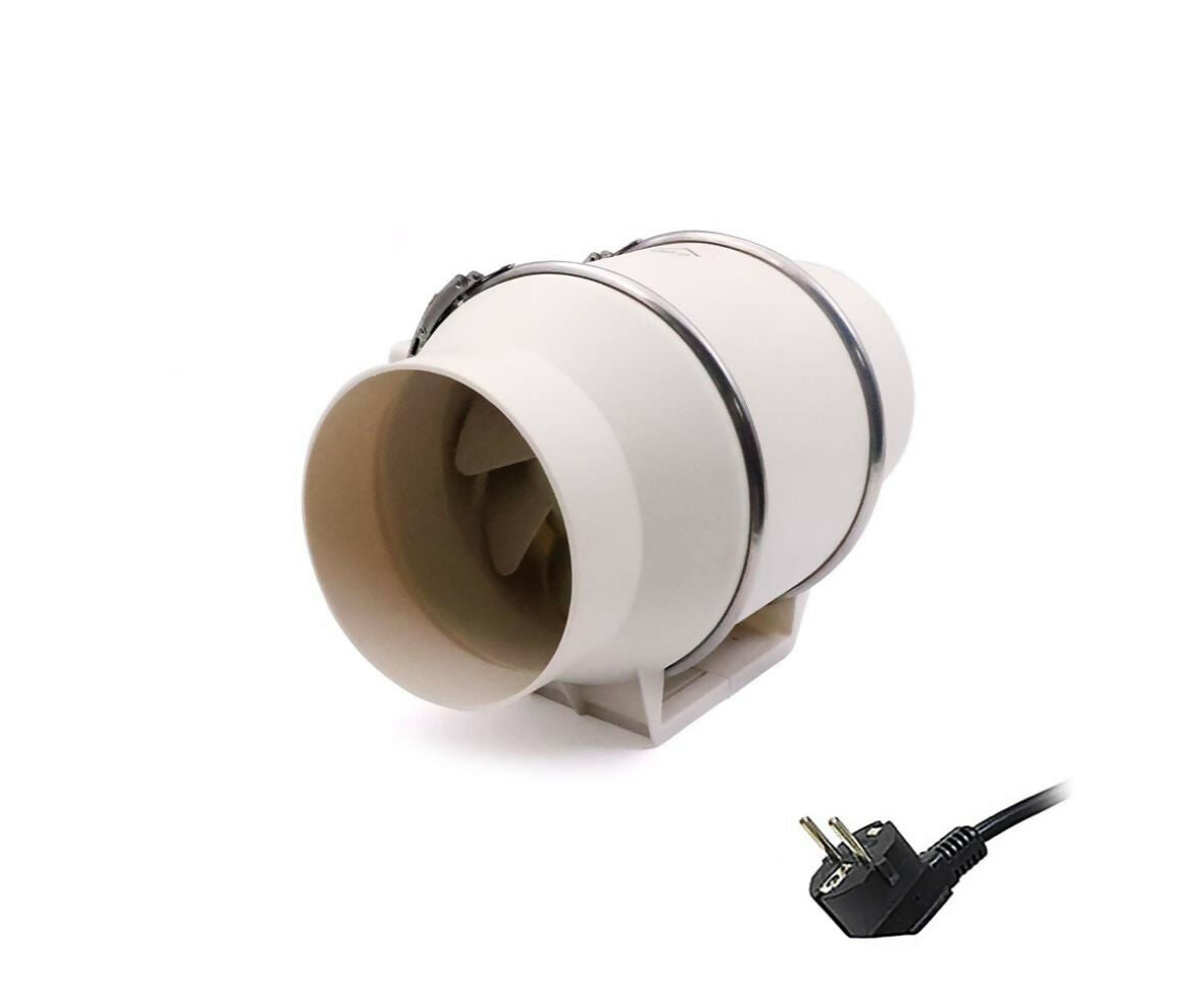 Oblique Flow Pressurized Pipe Fan | 1x Speed | 6 Inch | 70W