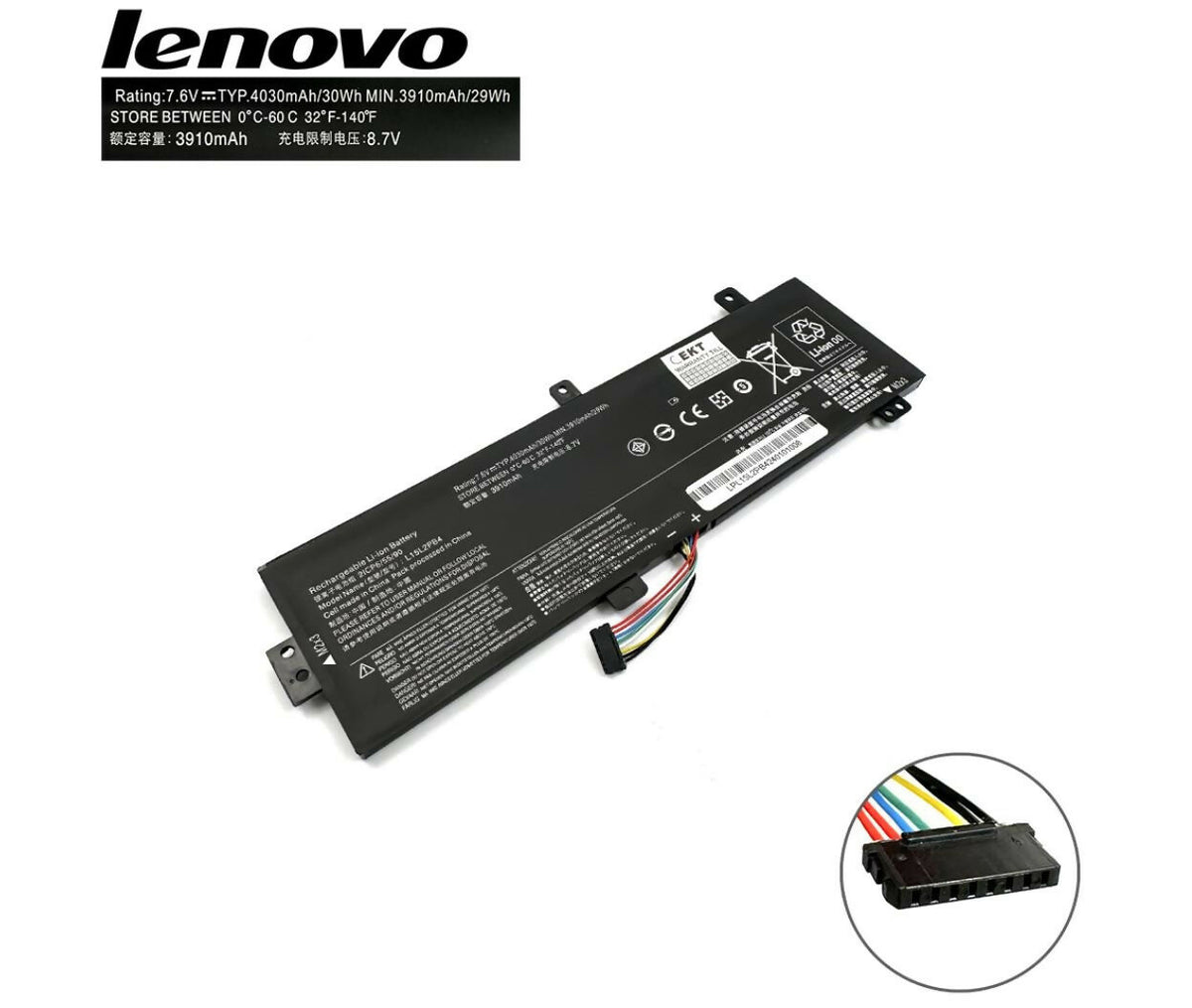 Laptop Battery | 7.72V 3.94Ah | Compatible With Lenovo L15M2PB5