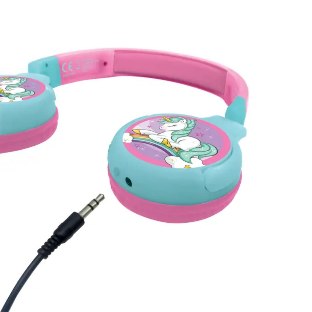 Lexibook 2-in-1 Unicorn Bluetooth and Wired Headphones