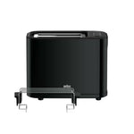 Braun Toaster 1000w 2 Slices Black