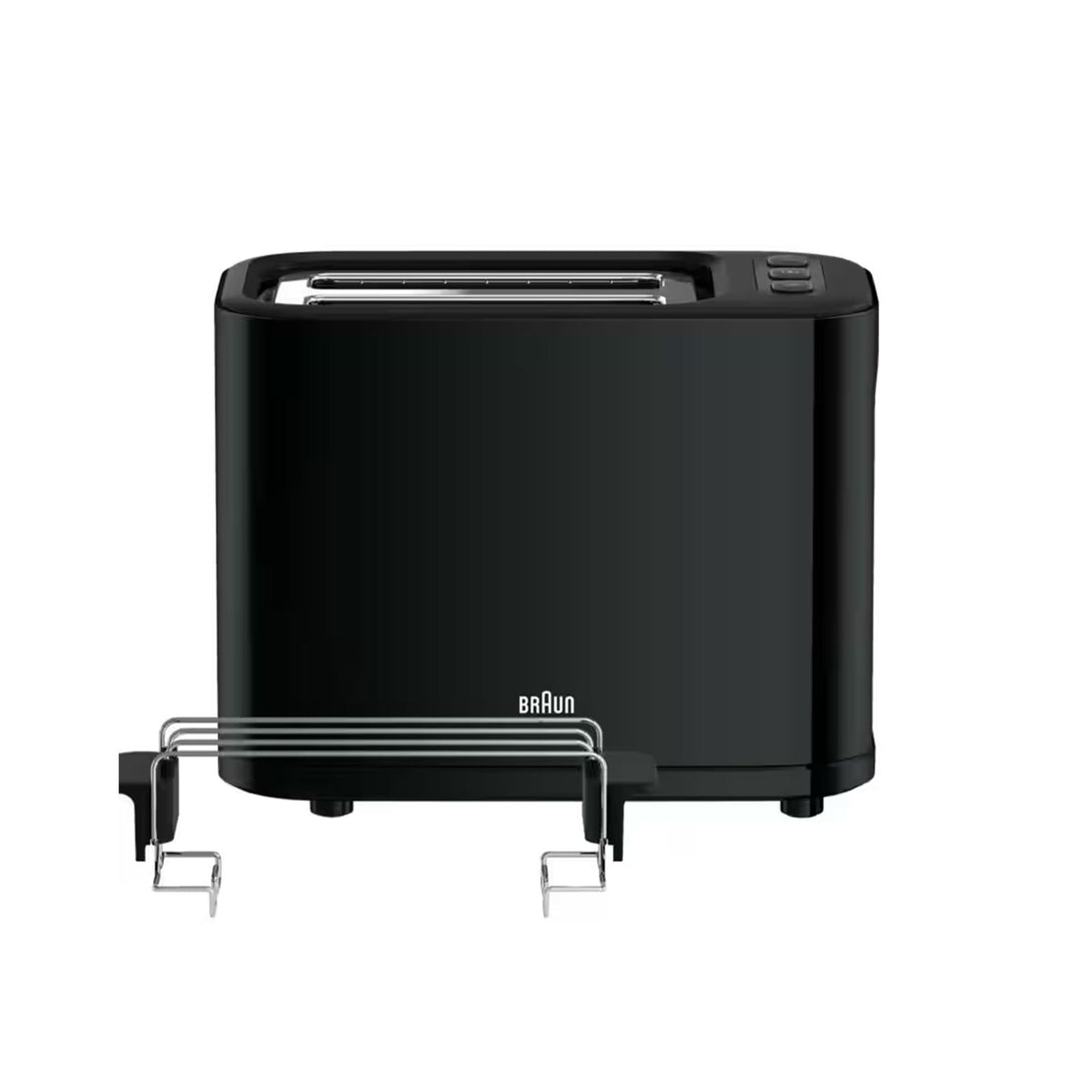 Braun Toaster 1000w 2 Slices Black