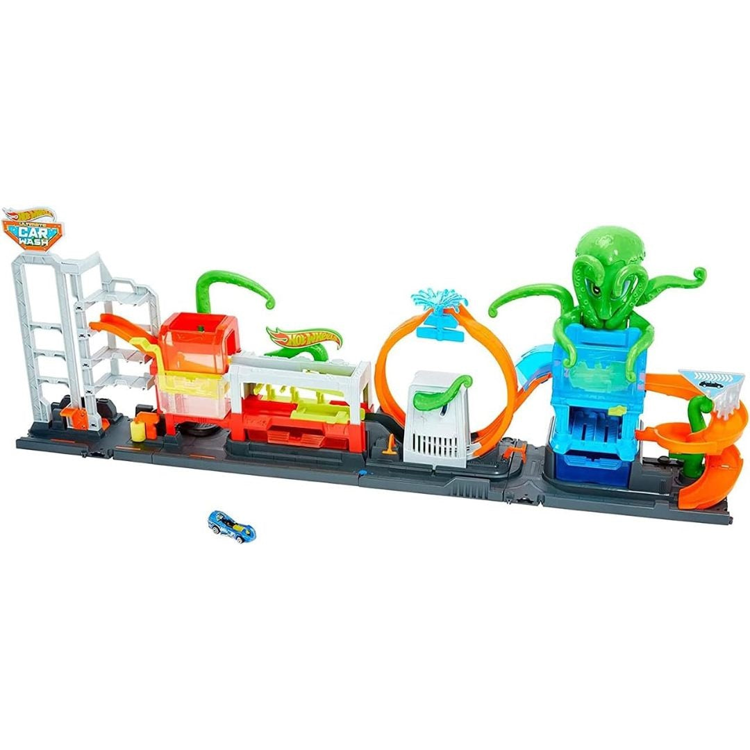 Hot Wheels City Ultimate Octo Car Wash Playset