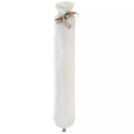 Long Hot Water Bottle with Faux Fur Cover