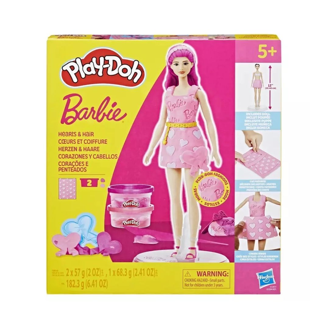 Hasbro Play-Doh Barbie Hearts and Hair