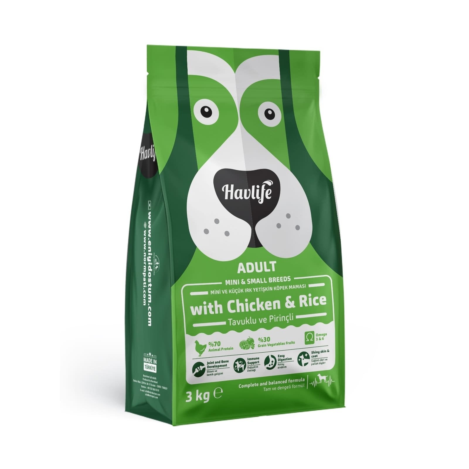 Havlife Mini & Small Chicken Adult Dog Food 3KG