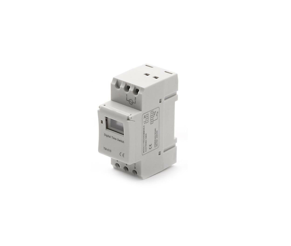 Timer Switch On Off | Weekly | Digital Din Rail | 24V DC