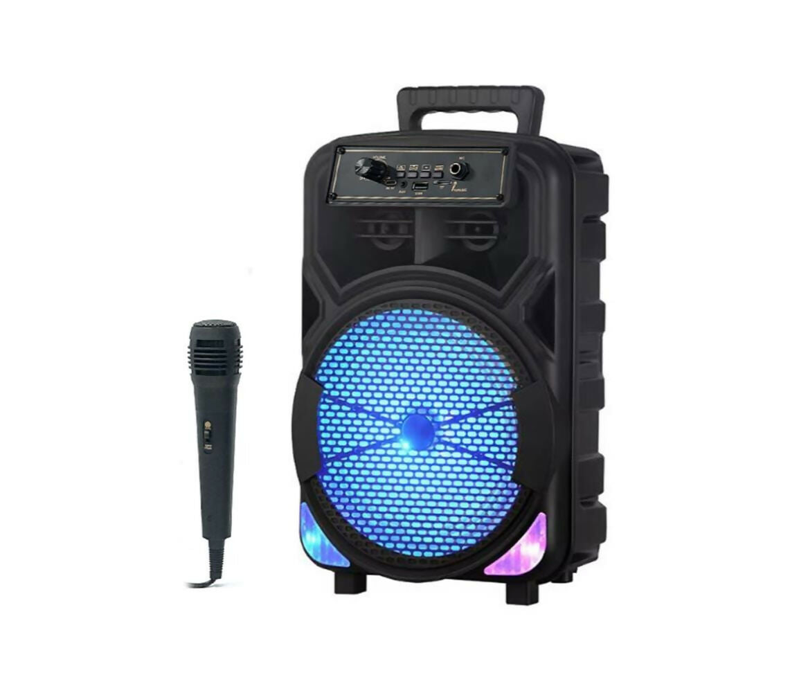 Portable Speaker | Amplifier | 8" | USB & Bluetooth & Radio | JBR-A08