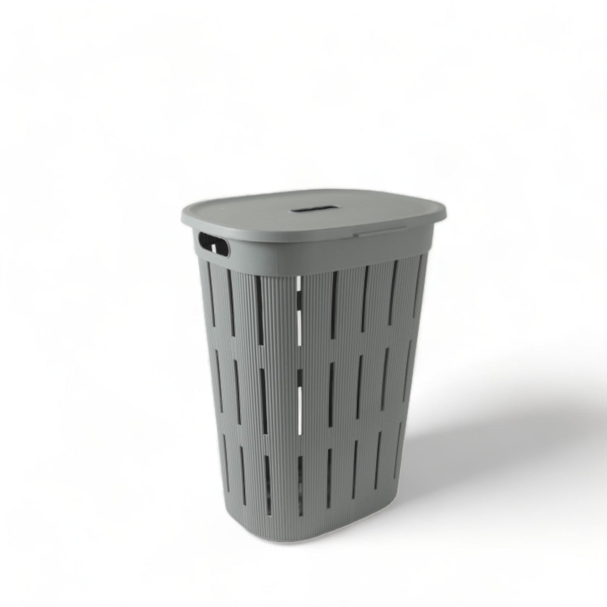 Trendy laundry hamper with cover