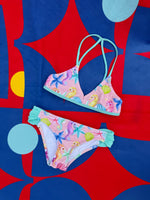 Girls Two Pieces Swimsuit Set