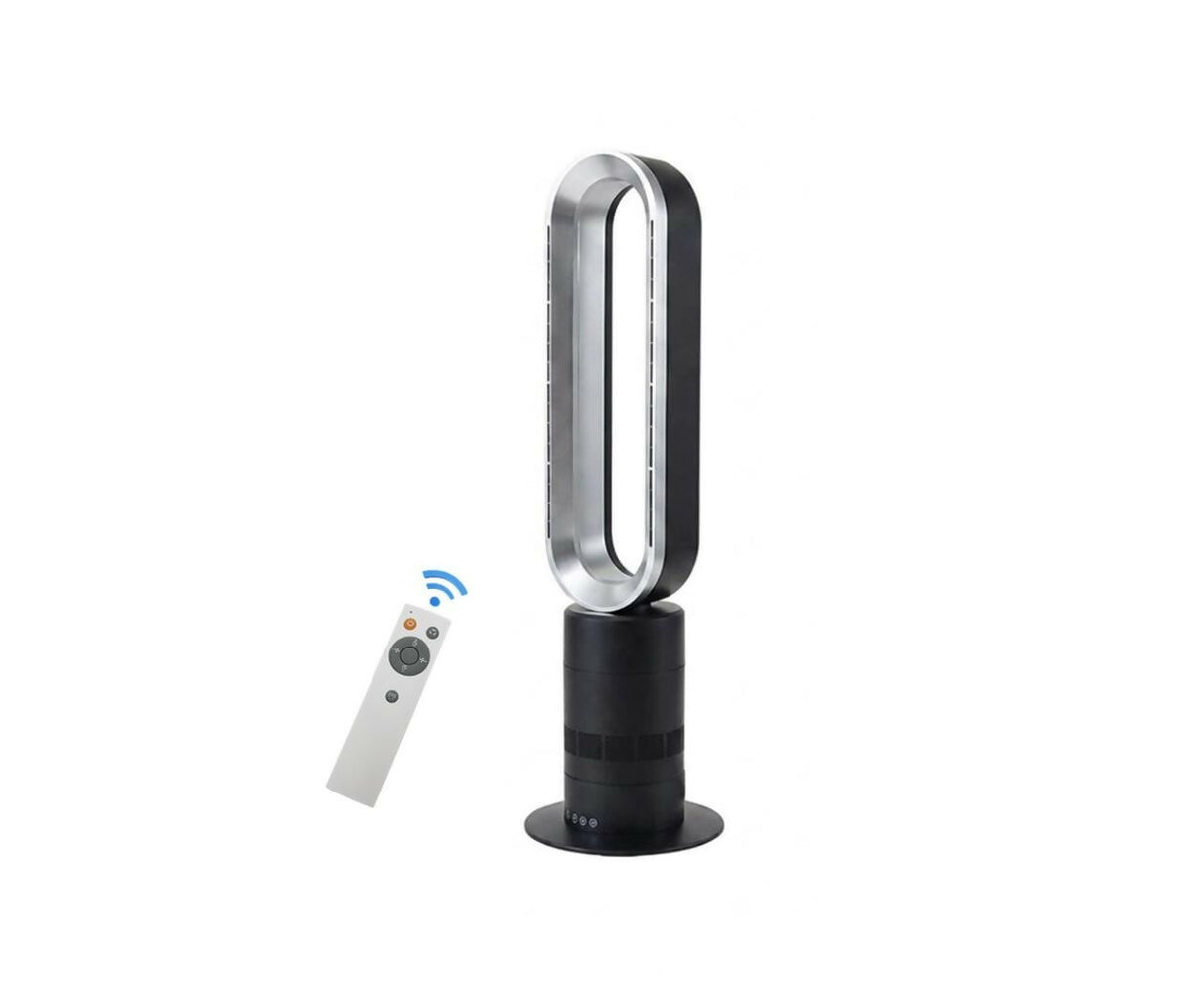 Fan Stand | 38" | Bladeless | 220V AC | H601 | Silver-Black