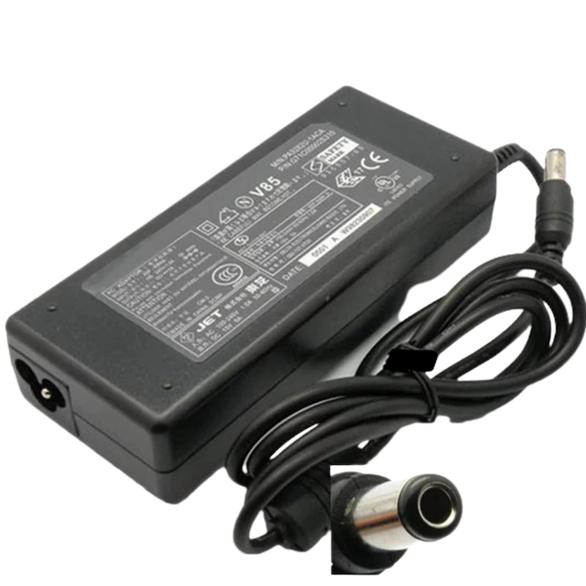 NCTS (TO:15V8.0A) Toshiba Compatible Laptop AC Adapter - Black