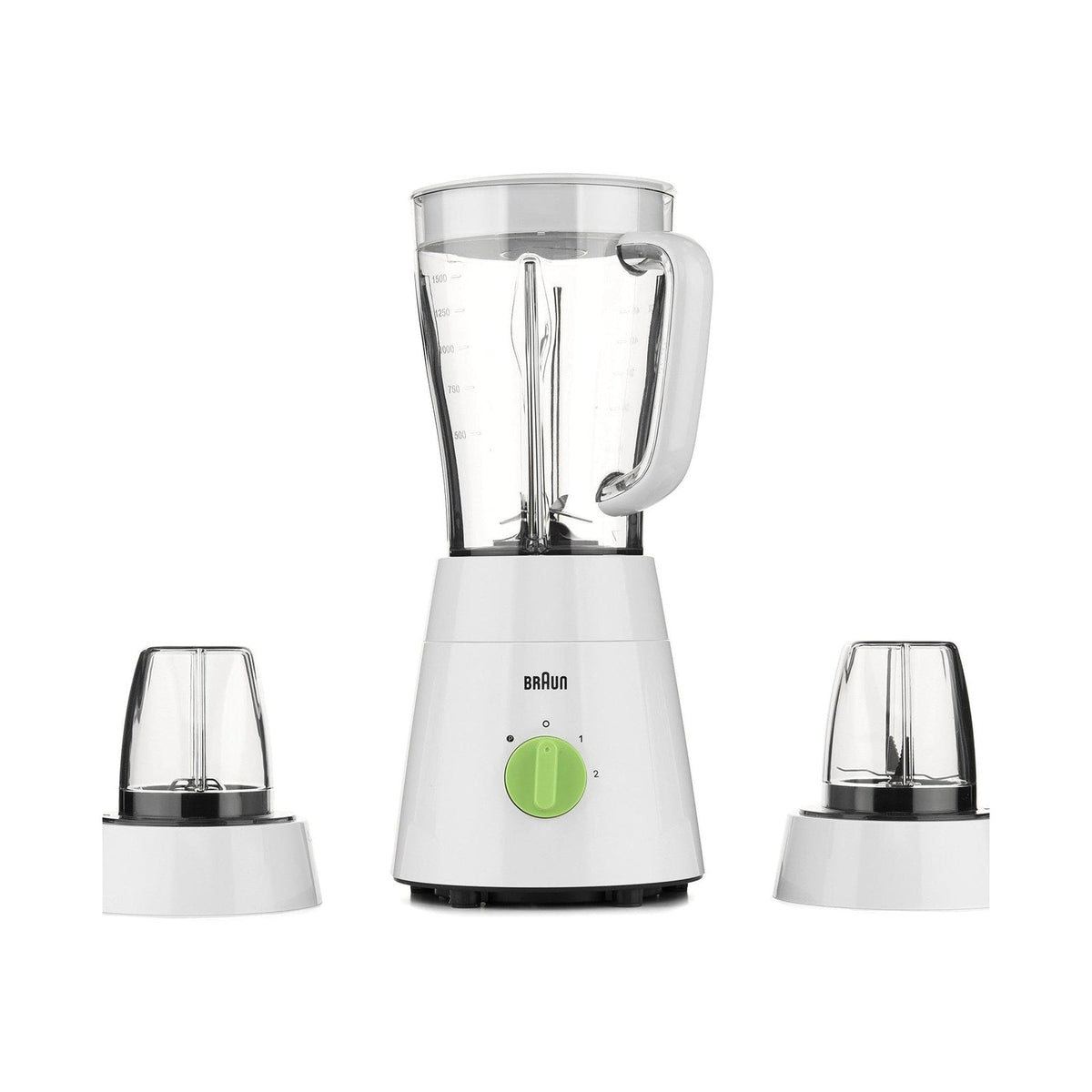 Braun Blender With Mill 1.75L- 500W, 2 Mills, Ice Crushing