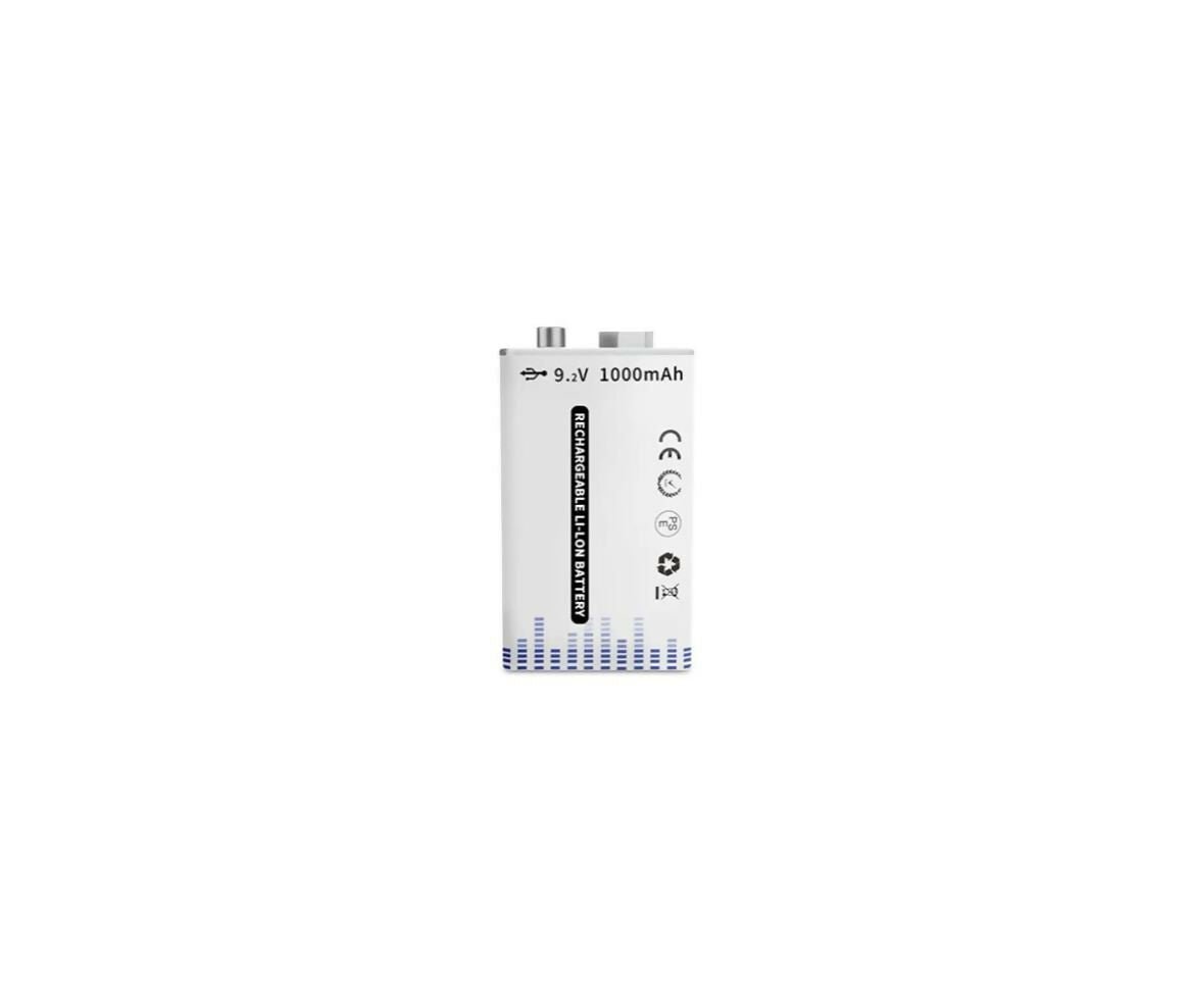 Lithium Li-ion Battery | 9v 1800mA | Type-C