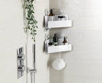 Joseph Joseph EasyStore 2-piece Corner Shower Shelf Set