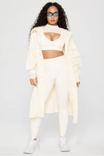 FABLETICS HOODED TRENCH COAT