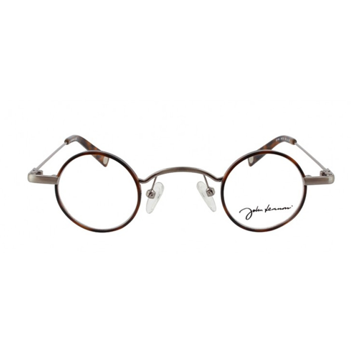 Round john lennon eyeglasses  on a white background
