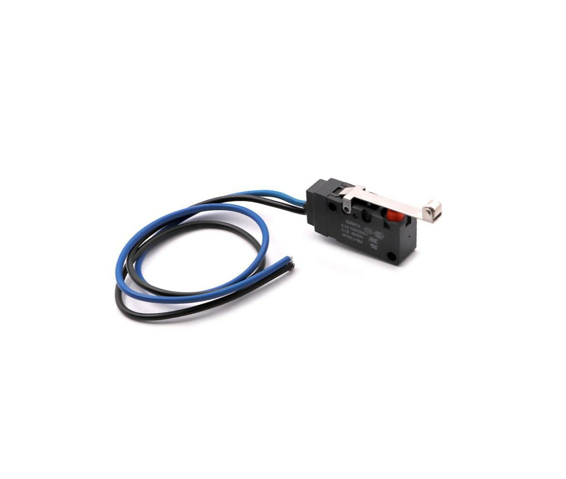 Switch | Limit Micro | 2-Pin SPDT | 30x16x7mm | Roller | Waterproof | Lever 35mm