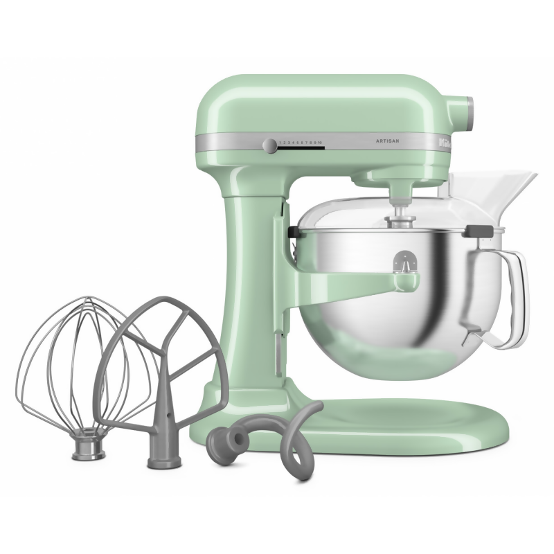 KitchenAid 5.6 L Bowl Lift Stand Mixer With Stainless Steel Heads & Double Flex Edge Beater - Pistachio