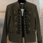 KIDDING kaki military Napoleon jacket 