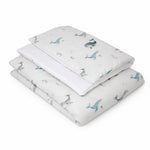 Koell: Premium Bedding Set with Integrated Filling - "Whales"