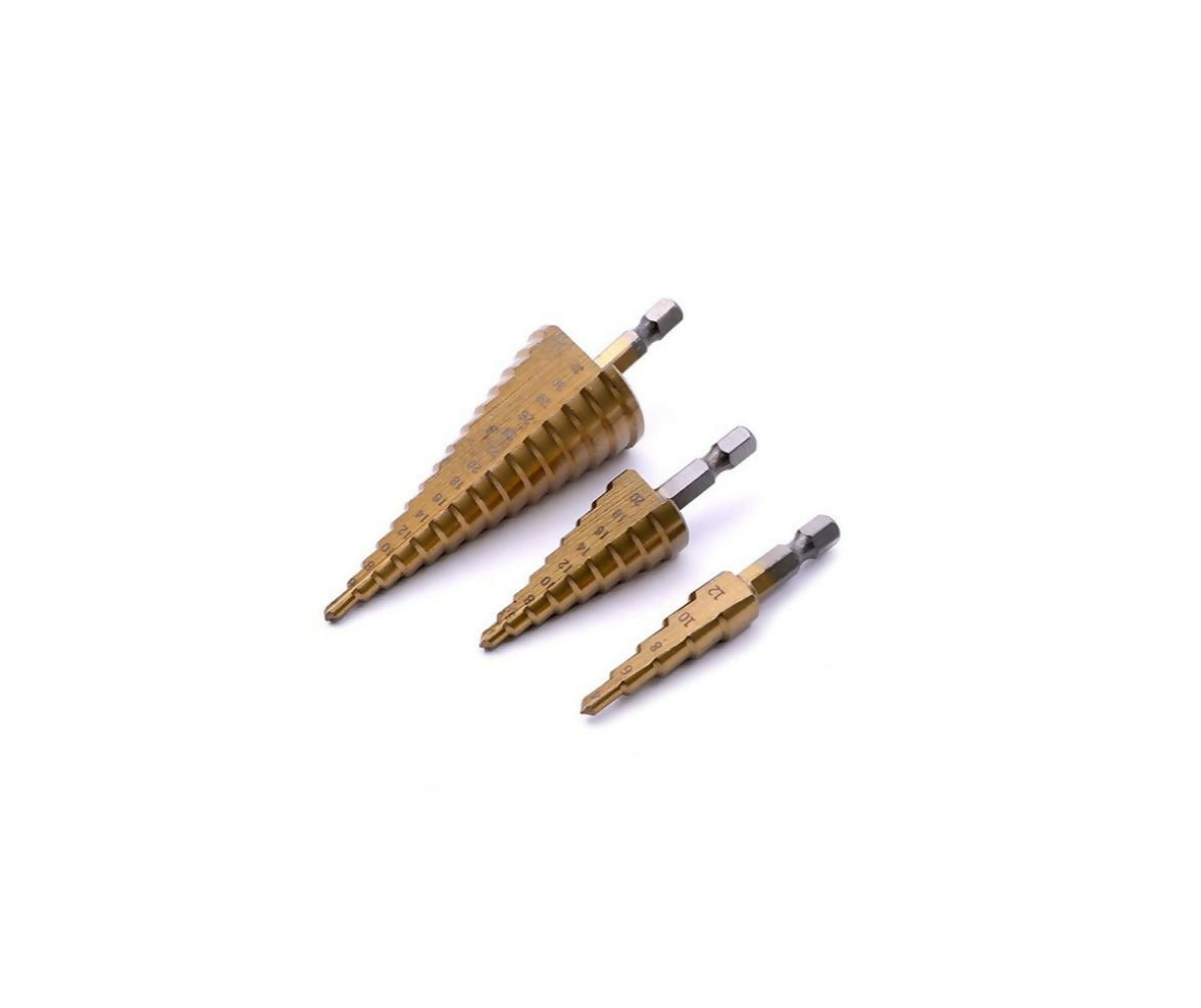 Drill Bit Set | Step HSS | 3pcs
