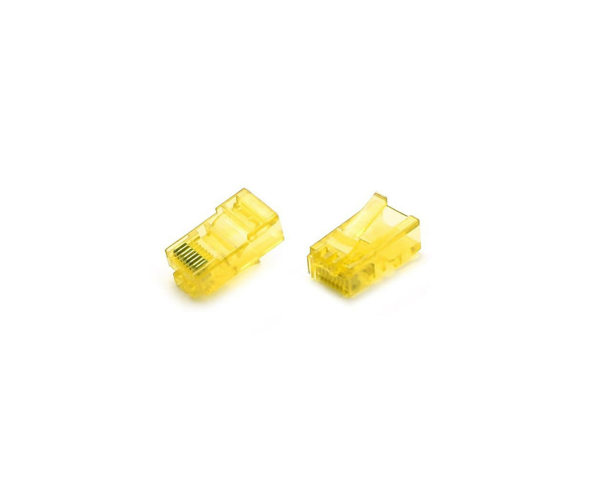 Network Plug | RJ45 CAT5e | Yellow