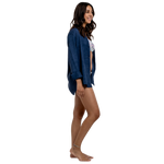 Kali Linen Shirt - Navy