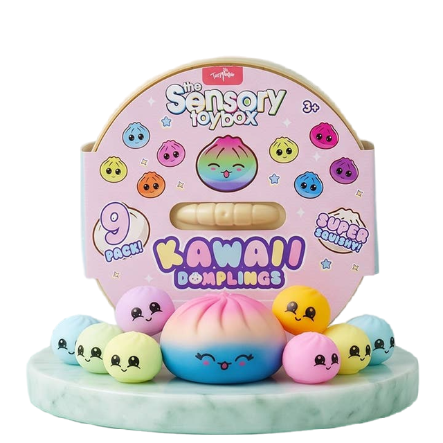 Kawaii Dumpling Squishy Set Assorted
