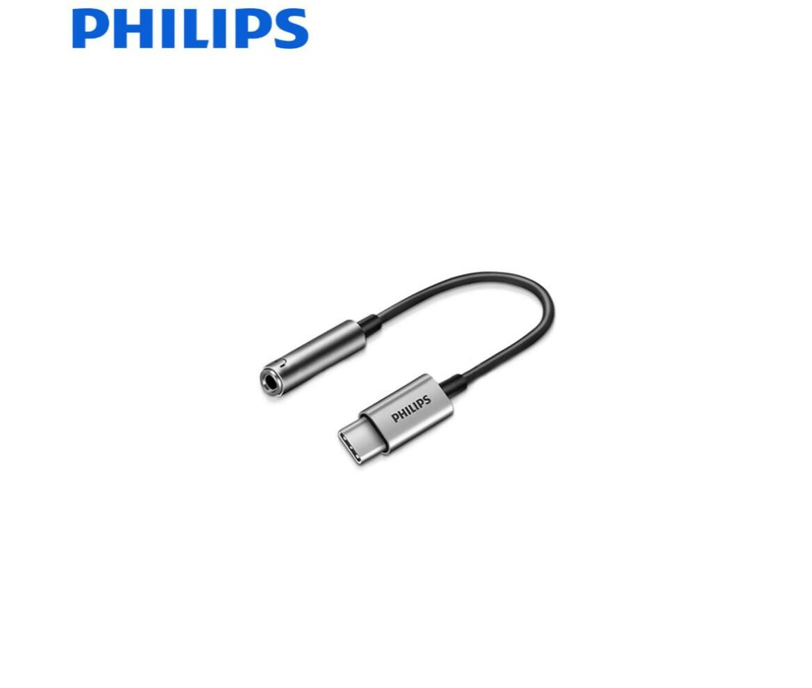 USB Converter | USB-C - Jack Stereo Female 3.5mm | 0.15M | Philips