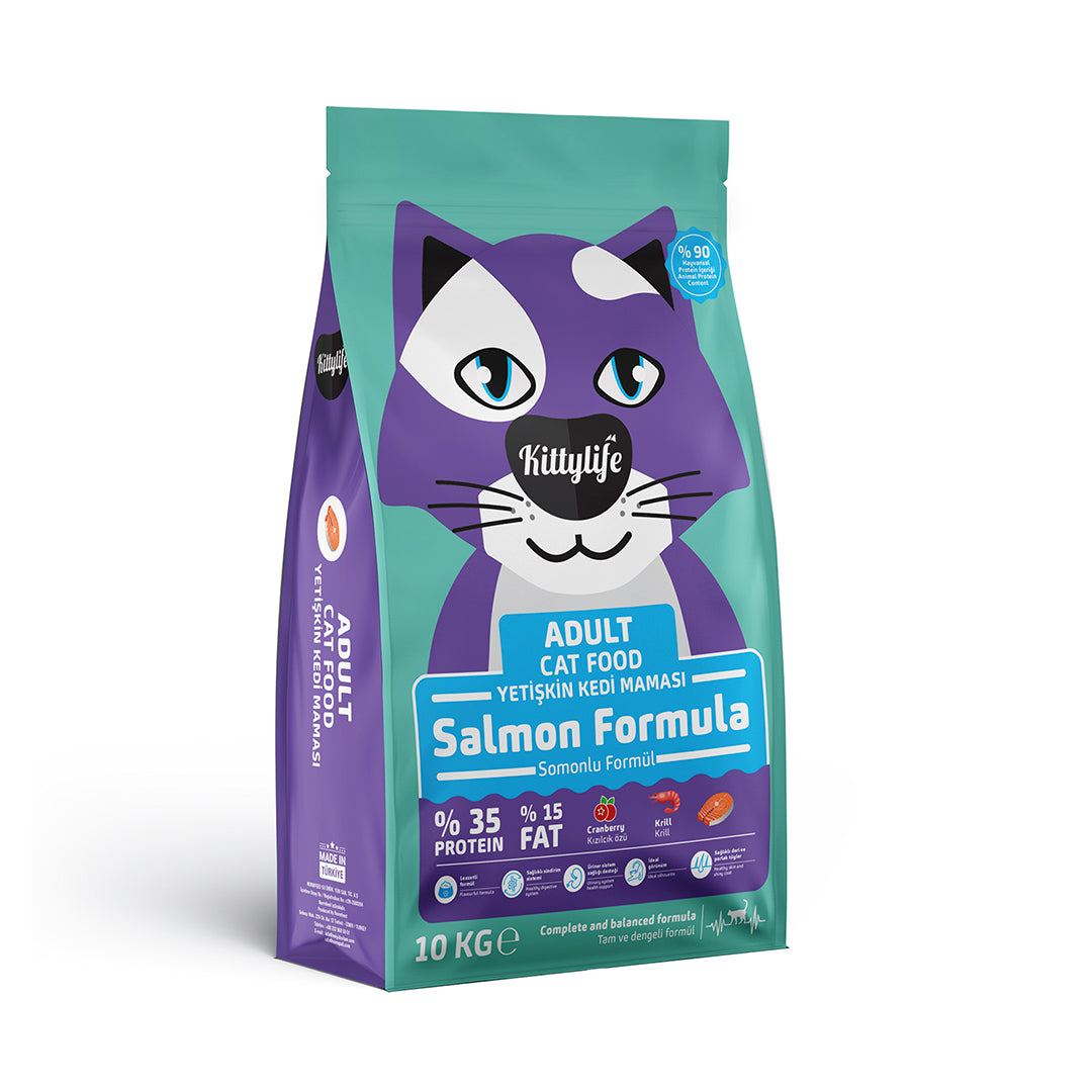 Kittylife Salmon Adult Cat Food 10kg