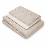 KOELL: Premium Bedding Set with Integrated Filling - Goose Print (120x90 cm / 40x60 cm)