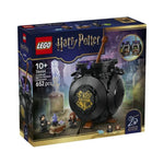 Brew magic with the LEGO Harry Potter Cauldron: Secret Potions Classroom (76464)! Opens to reveal Snape's classroom with minifigures. Ages 8+.