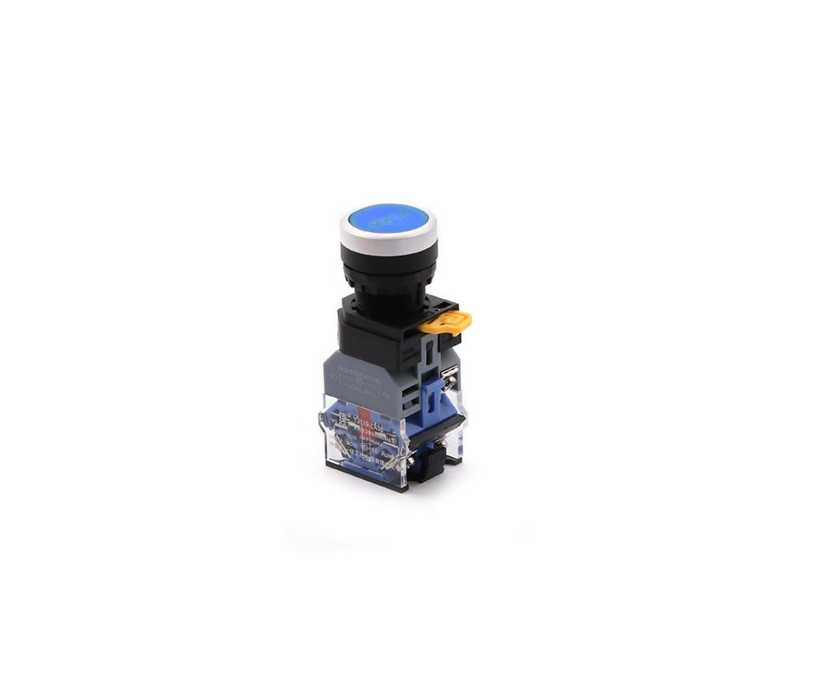 Switch | Push Button | NO & NC | 22mm | With Lamp 24V | Blue