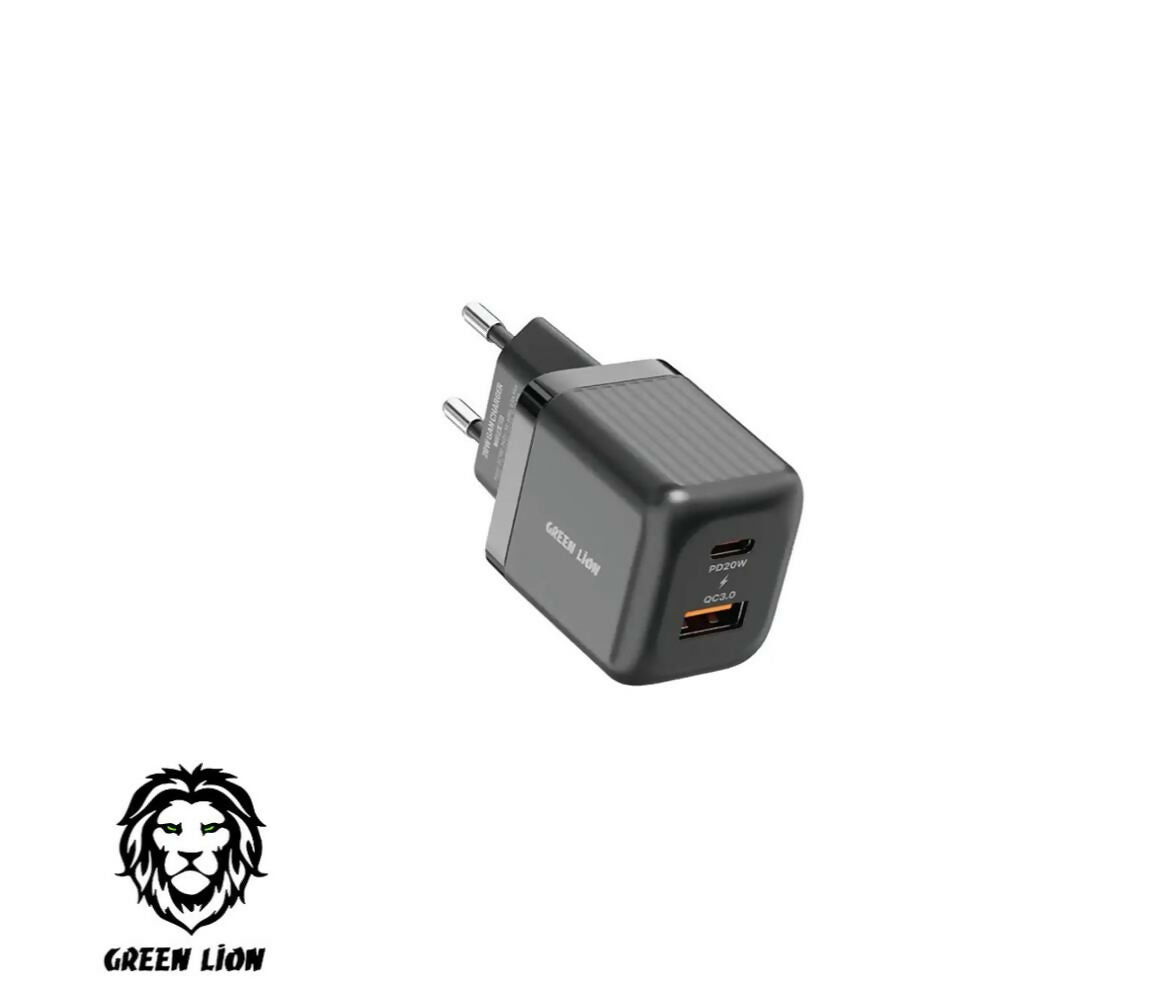Mobile Charger | 20W | EU | Ultra Compact | Green Lion