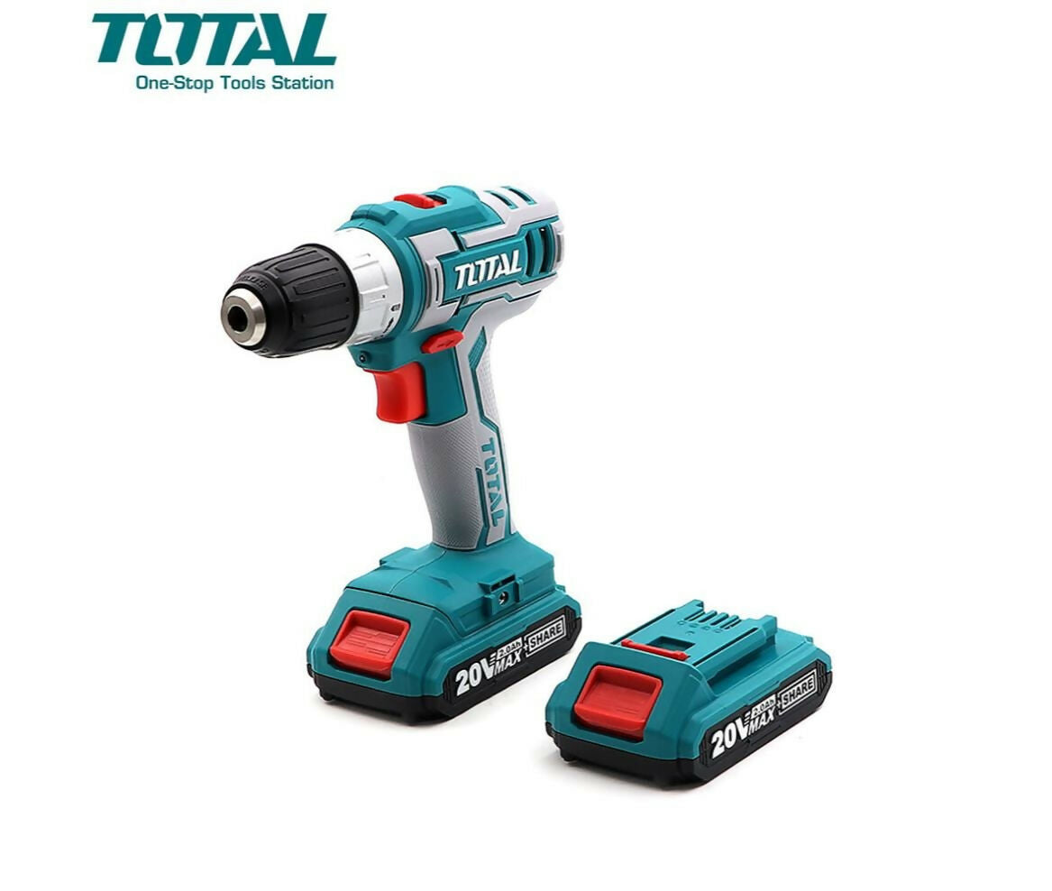Impact Drill | Cordless | 20V | 2x Battery Pack | Total