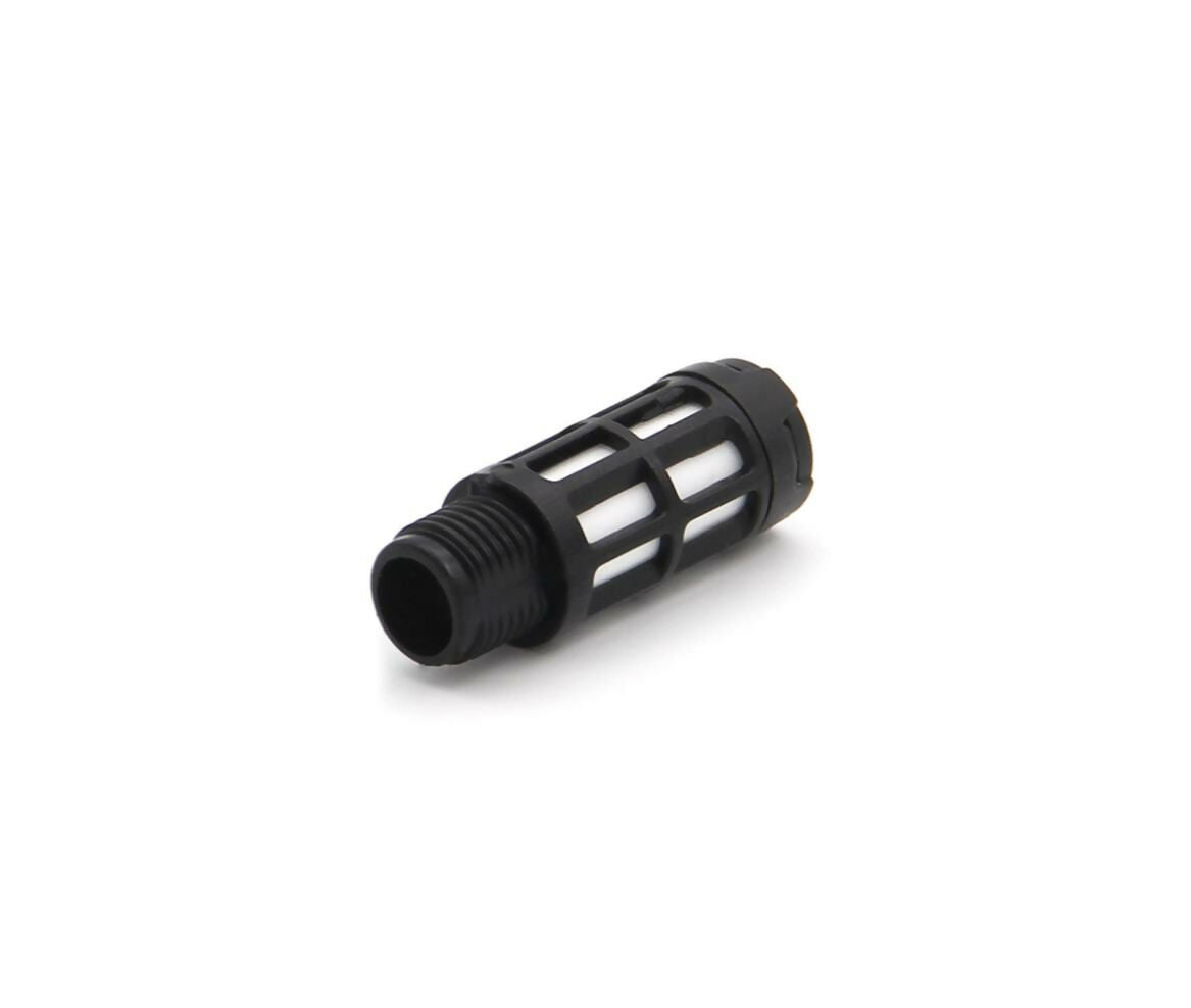 Pneumatic | Fittings | Muffler | Plastic Black | 1/4"