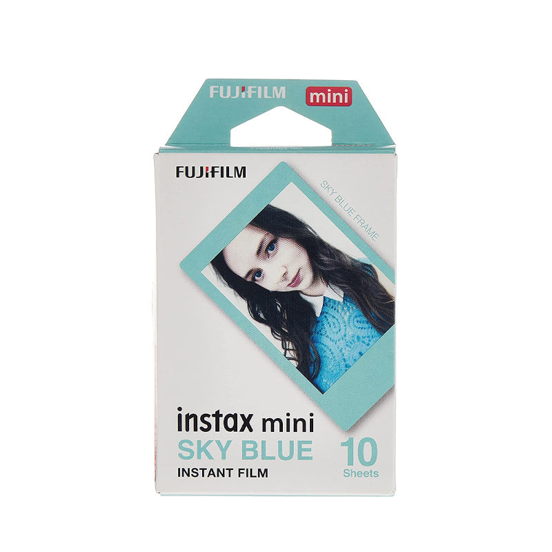 Fujifilm Instax Mini Sky Blue Film - 10 Sheets