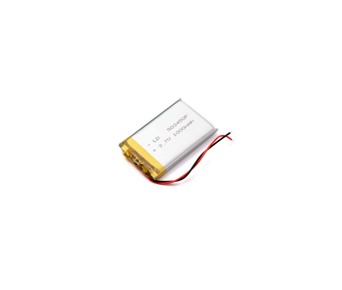 Lithium-Polymer Battery | LIPO | 50x33x5mm | 3.7V 1.00Ah
