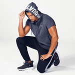 SQUATWOLF HUSTLE CUT OFF HOODIE