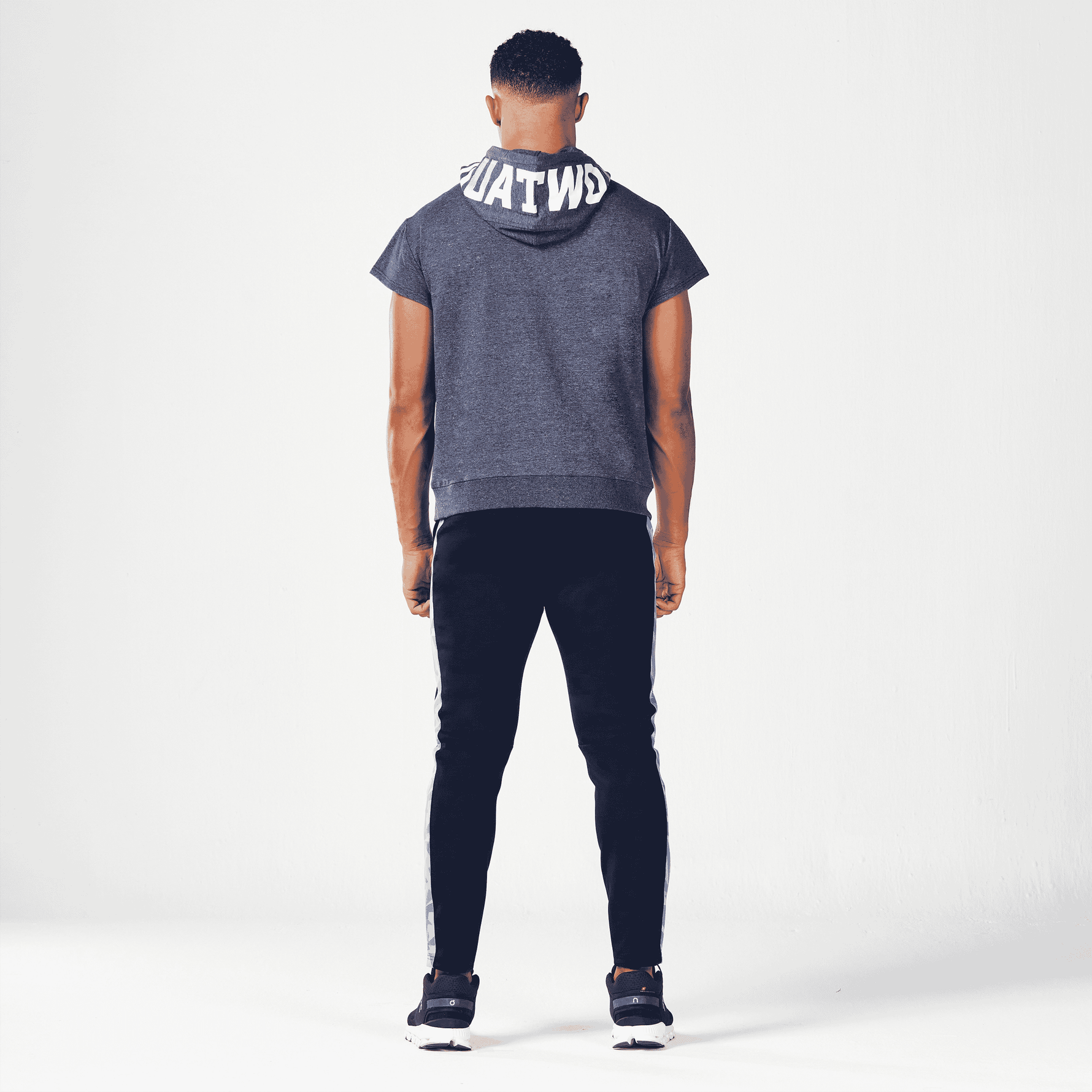 SQUATWOLF HUSTLE CUT OFF HOODIE