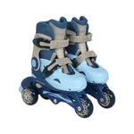 Cap Loisirs Adjustable 3-Wheel Skates - Blue